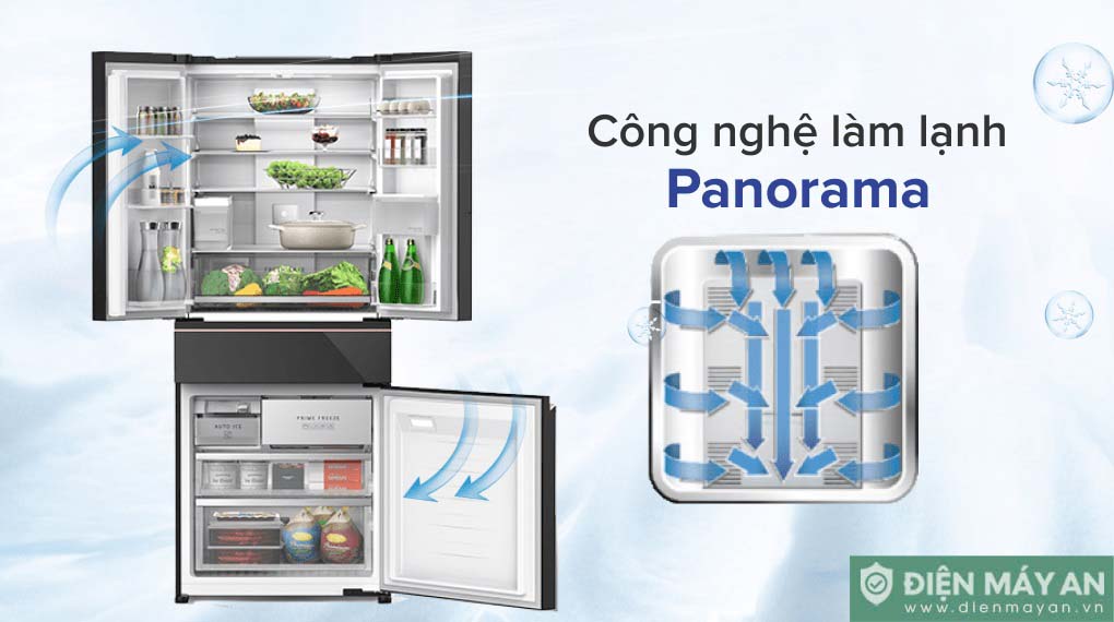 Tủ lạnh Panasonic Inverter 540 lít Multi Door NR-YW590YMMV